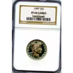 Quarter Dollars---Barber or Liberty Head (3)