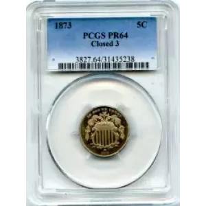 Nickel Five Cent Pieces-Shield 1866-1883 (3)