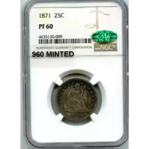 Liberty Seated Quarter Dollar (3)