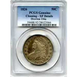 Half Dollars---Capped Bust, Reeded Edge 1836-1839 -Silver- 0.5 Dollar (3)