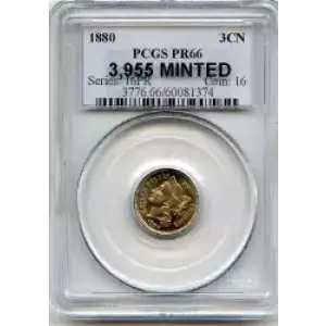 Nickel Three Cent Pieces 1865-1889 (3)