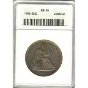 Half Dollars---Liberty Seated 1839-1891 -Silver- 0.5 Dollar (3)