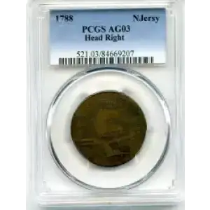 Post Colonial Issues -New Jersey-Coppers (3)