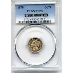 Nickel Three Cent Pieces 1865-1889 (3)