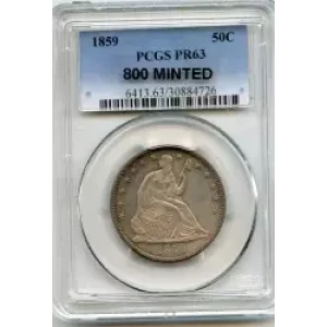 Half Dollars---Liberty Seated 1839-1891 -Silver- 0.5 Dollar (3)