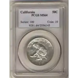 Classic Commemorative Silver--- California Diamond Jubilee 1925 -Silver- 0.5 Dollar (3)