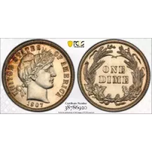 Dimes---Barber or Liberty Head 1892-1916 -Silver- 1 Dime (3)