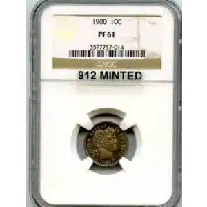 Dimes---Barber or Liberty Head 1892-1916 -Silver- 1 Dime (3)