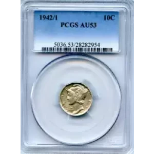 Dimes---Winged Liberty Head or Mercury 1916-1945 -Silver- 1 Dime (3)