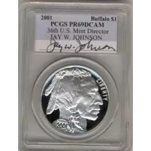 Modern Commemoratives --- American Buffalo Commemorative 2001-Silver- 1 Dollar (3)