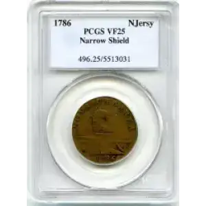 Post Colonial Issues -New Jersey-Coppers (3)