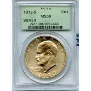 Dollars---Eisenhower 1971-1978 Copper-Nickel- 1 Dollar (3)