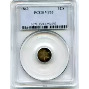 Silver Three Cent Pieces Trimes-1851-1873 (3)