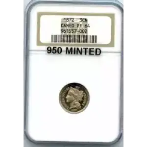 Nickel Three Cent Pieces 1865-1889 (3)