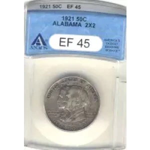 Classic Commemorative Silver--- Alabama Centennial 1921 -Silver- 0.5 Dollar (3)