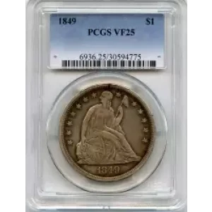 Dollars---Liberty Seated 1840-1873 -Silver- 1 Dollar (3)