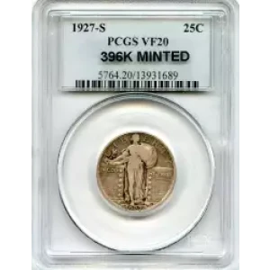 Quarter Dollars---Standing Liberty (3)