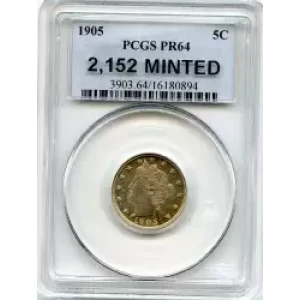 Nickel Five Cent Pieces-Liberty Head 1883-1913 (3)