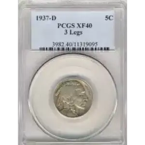 Nickel Five Cent Pieces-Indian Head or Buffalo (3)