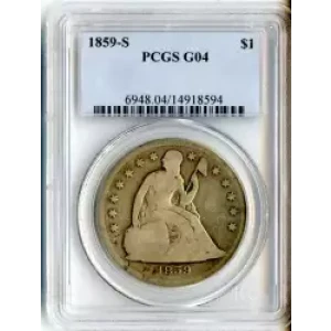 Dollars---Liberty Seated 1840-1873 -Silver- 1 Dollar (3)