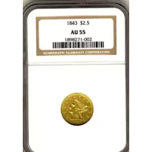 Quarter Eagles---Liberty Head 1840-1907 -Gold- 2.5 Dollar (3)