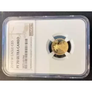 Gold Bullion-Gold Eagles--$5 Gold Eagle 1/10 oz -Gold- 5 Dollar (3)