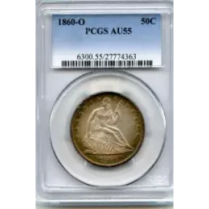 Half Dollars---Liberty Seated 1839-1891 -Silver- 0.5 Dollar (3)