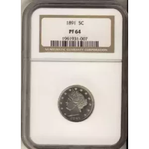 Nickel Five Cent Pieces-Liberty Head 1883-1913 (3)