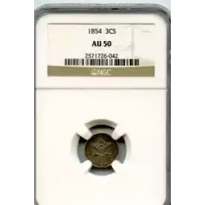 Silver Three Cent Pieces Trimes-1851-1873 (3)