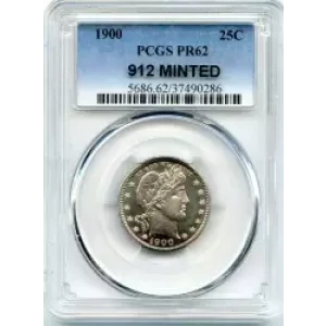 Quarter Dollars---Barber or Liberty Head (3)