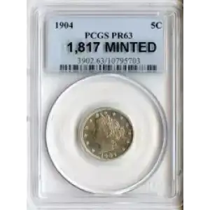 Nickel Five Cent Pieces-Liberty Head 1883-1913 (3)