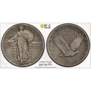 Quarter Dollars---Standing Liberty (3)