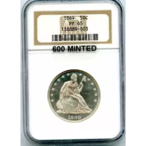 Half Dollars---Liberty Seated 1839-1891 -Silver- 0.5 Dollar (3)