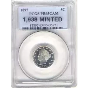 Nickel Five Cent Pieces-Liberty Head 1883-1913 (3)