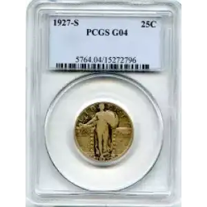 Quarter Dollars---Standing Liberty (3)