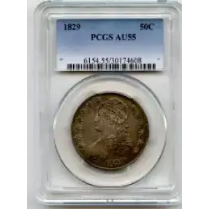 Half Dollars---Capped Bust, Reeded Edge 1836-1839 -Silver- 0.5 Dollar (3)