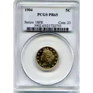 Nickel Five Cent Pieces-Liberty Head 1883-1913 (3)