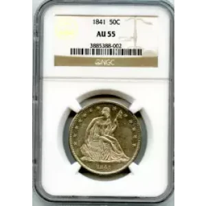 Half Dollars---Liberty Seated 1839-1891 -Silver- 0.5 Dollar (3)