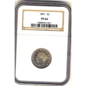 Nickel Five Cent Pieces-Liberty Head 1883-1913 (3)