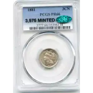 Nickel Three Cent Pieces 1865-1889 (3)