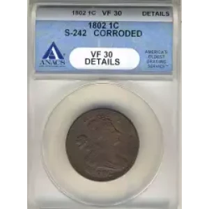 Large Cents---Draped Bust 1796-1807 -Copper- 1 Cent (3)