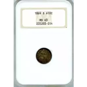 Half Dimes---Liberty Seated 1837-1873-Silver- 0.5 Dime (3)