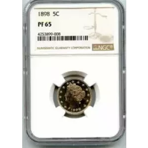 Nickel Five Cent Pieces-Liberty Head 1883-1913 (3)