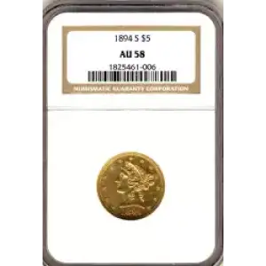 Half Eagles---Liberty Head 1839-1908 -Gold- 5 Dollar (3)