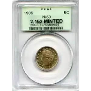 Nickel Five Cent Pieces-Liberty Head 1883-1913 (3)