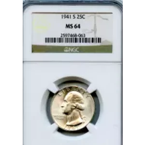 Quarter Dollars-Washington-Silver Coinage (3)