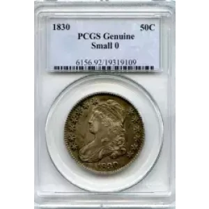 Half Dollars---Capped Bust, Reeded Edge 1836-1839 -Silver- 0.5 Dollar (3)