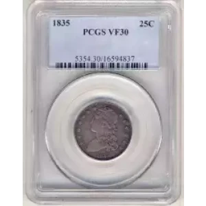 Quarter Dollars---Capped Bust (3)