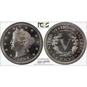 Nickel Five Cent Pieces-Liberty Head 1883-1913 (3)