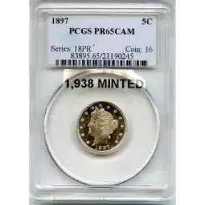 Nickel Five Cent Pieces-Liberty Head 1883-1913 (3)